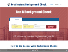 Tablet Screenshot of bestinstantbackgroundcheck.org